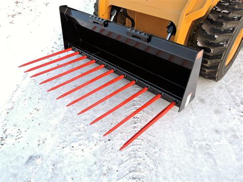 skid steer manure fork for sale|manure forks for skid loader.